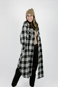 Long Flannel Jacket