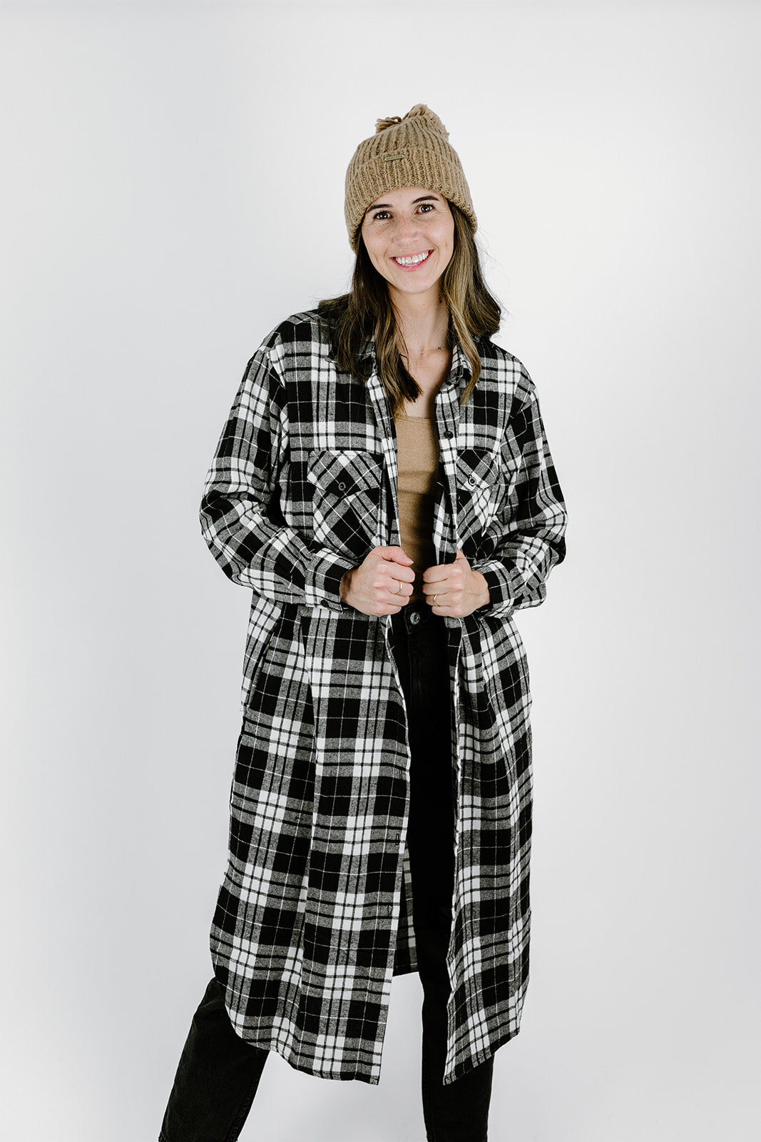 Long Flannel Jacket