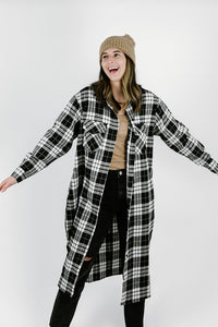 Long Flannel Jacket