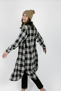 Long Flannel Jacket