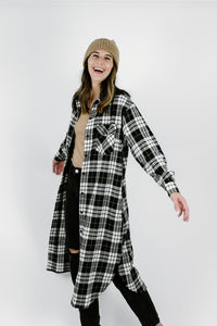 Long Flannel Jacket