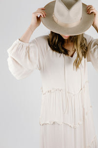 Ivory Linen Dress