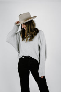 Heather Grey Sweater