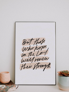 Those Who Hope Print